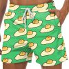 Men GYJ Bottoms | Fried Egg Pattern Casual Shorts Green