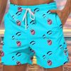 Men GYJ Bottoms | Women'S Facial Expression Print Casual Shorts Blue