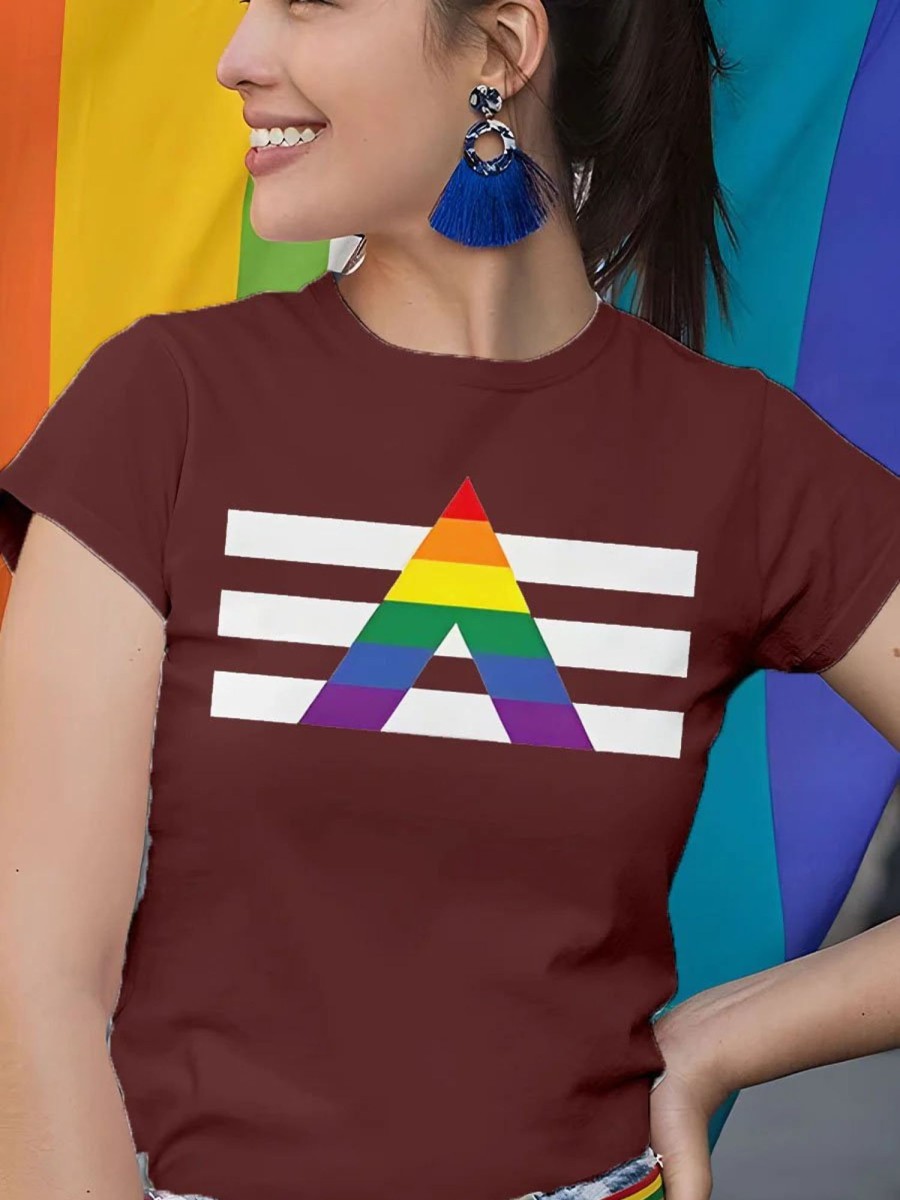 Women DJ | Lgbtq Rainbow Ally Pride Free Art T-Shirt