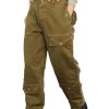 Men DJ Bottoms | American Retro Multi-Pocket Casual Overalls Army Green