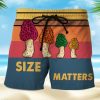 Men DJ Shorts | Size Matters Print Pocket Shorts Photo Color