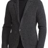 Men BXL Cardigan | Men'S Solid Color Pocket Casual Knitted Cardigan Dark Gray