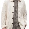 Men DJ Jacket | Solid Color Lapel Multi-Pocket Single-Breasted Casual Jacket Beige