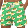 Men GYJ Shorts | Fried Egg Pattern Casual Shorts Green