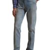 Men BXL Bottoms | Men'S Retro Casual Elastic Waist Jeans Blue