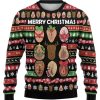 Men DJ Ugly Sweater | Merry Clitmas Christmas Print Casual Crewneck Sweatshirt Photo Color