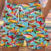 Men GYJ Bottoms | Colorful Fish Print Track Shorts Photo Color