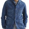 Men BXL Jacket | Men'S Multi-Pocket Casual Loose Denim Jacket Blue