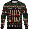 Men DJ Ugly Sweater | Creative Merry Cockstmas Crew Neck Sweatshirt Photo Color