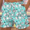 Men GYJ Bottoms | Starfish Conch Shell Print Lounge Shorts Blue