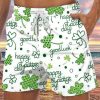 Men BXL Shorts | St. Patrick'S Day Goodluck Printed Casual Shorts Green