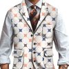 Men TH Vest | Men'S Retro Versatile Geometric Print Casual Vest Photo Color