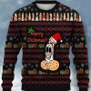 Men DJ Ugly Sweater | Merry Cockstmas Printed Casual Crew Neck Sweatshirt Photo Color