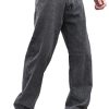 Men DJ Bottoms | Retro Versatile Pocket Casual Jeans Gray