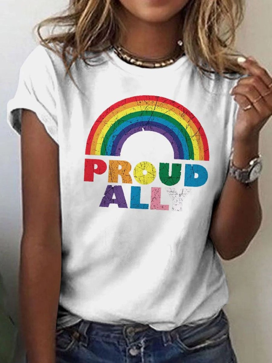 Women DJ | Lgbt Rainbow Ally Pride Free Art T-Shirt