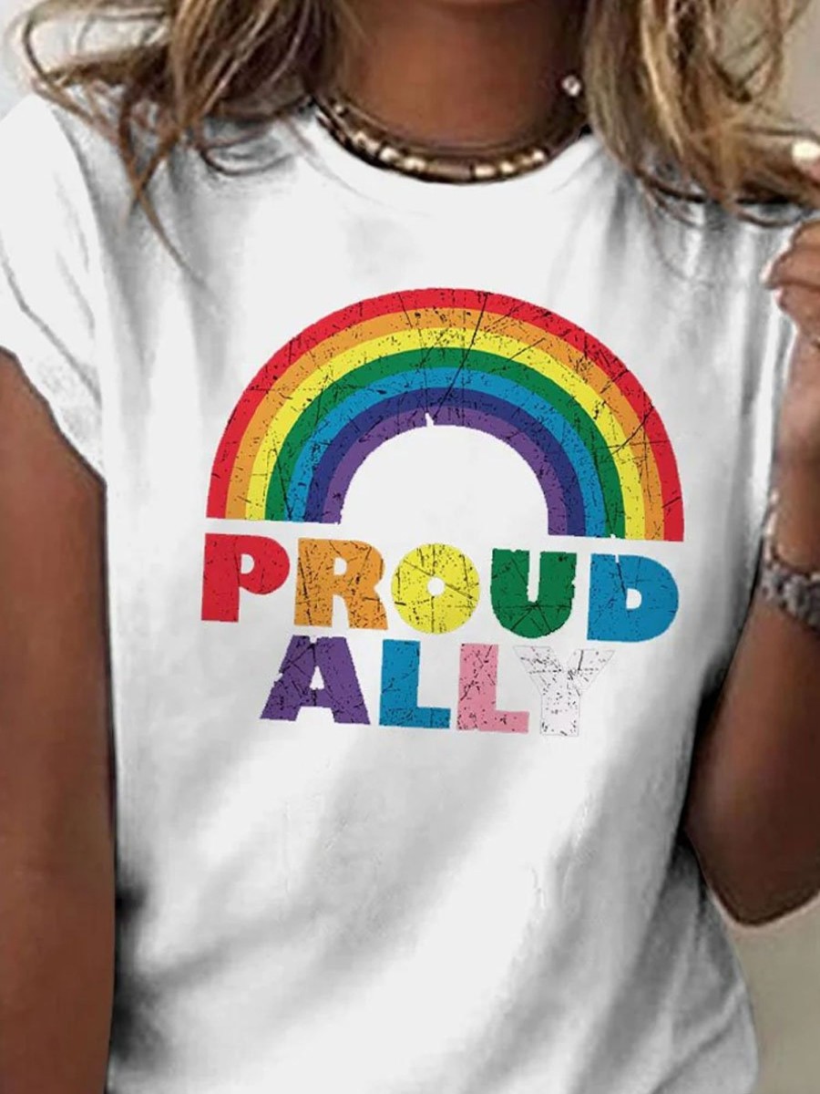 Women DJ | Lgbt Rainbow Ally Pride Free Art T-Shirt