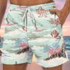 Men GYJ Bottoms | Coconut Island Print Shorts Green