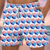 Men GYJ Shorts | Men'S Lemon Print Casual Shorts White