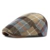 Accessories&Shoes BXL | Men'S And Women'S Woolen Warm British Retro Plaid Berets