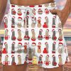 Men BXL Bottoms | Hawaii Fun Christmas Cocks Printed Pocket Casual Shorts