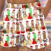 Men DJ Bottoms | Fun Christmas Cocks Print Pocket Casual Shorts