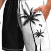 Men HLJ Shorts | Men'S Resort Casual Coconut Beach Shorts Black