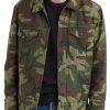 Men BXL Jacket | Men'S Retro Multi-Pocket Camouflage Print Casual Jacket Army Green