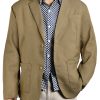 Men DJ Jacket | Lapel 3-Pocket Single-Breasted Casual Suit Khaki