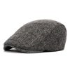 Accessories&Shoes BXL | Men'S Duck Bill Forward Hat Classic Plaid Wool Beret