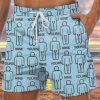 Men DJ Bottoms | You Have A Small Cock But I Have Big Printed Pocket Shorts Blue