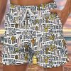 Men GYJ Shorts | Cactus Print Hawaiian Lounge Shorts White