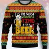 Men HLJ Ugly Sweater | Christmas 3D Printed Crewneck Sweatshirt Black