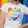 Women DJ | Lgbtq Rainbow Pride Ally Parade Print T-Shirt