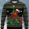 Men DJ Ugly Sweater | Merry Christmas Octopus Print Crewneck Sweatshirt Photo Color