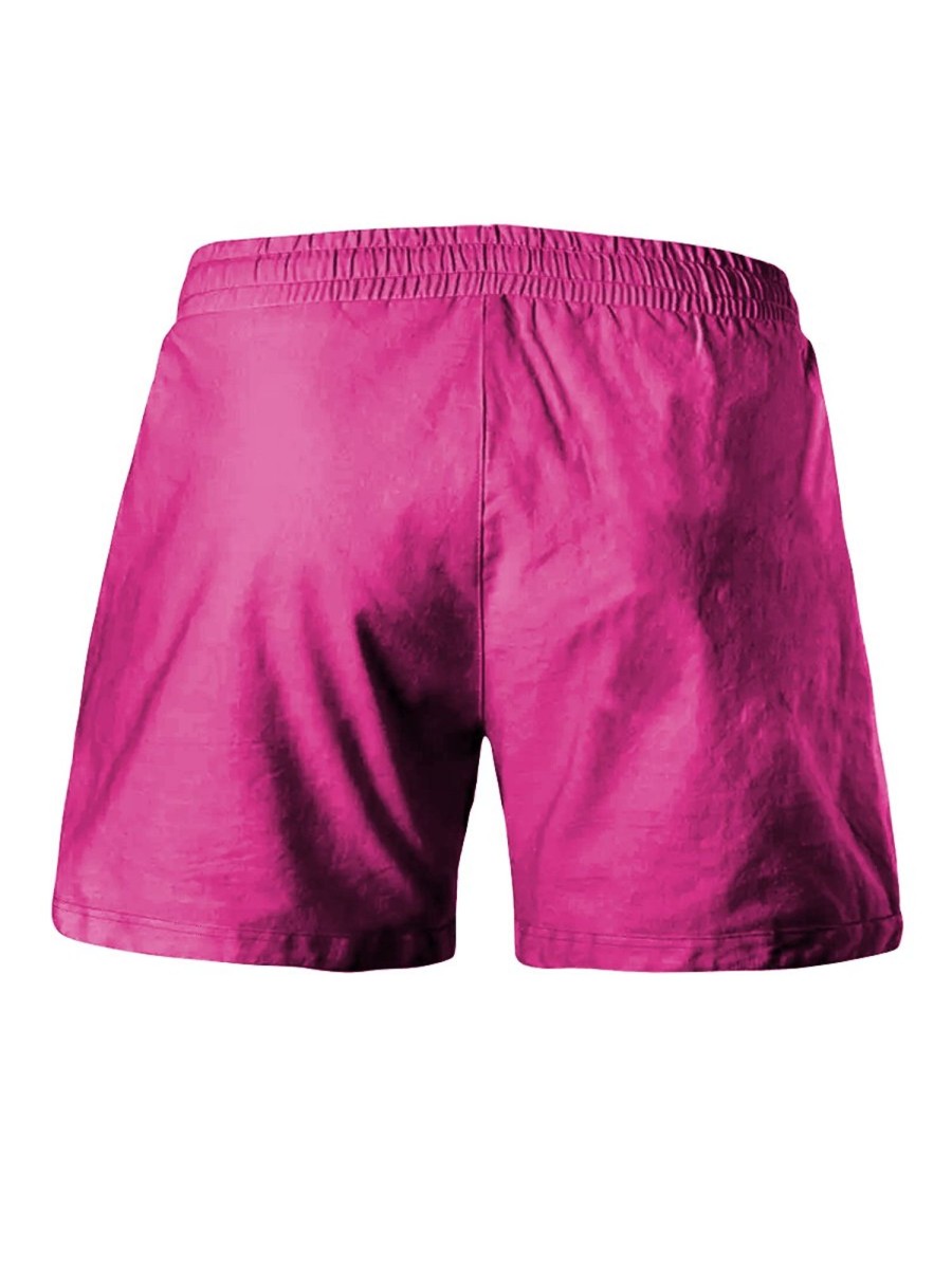 Men DJ Shorts | Cock Need Love Too Print Pocket Shorts Purple