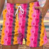 Men GYJ Bottoms | Ladies Chest Print Hawaiian Lounge Shorts Pink