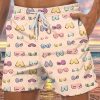 Men DJ Bottoms | Multicolor Boobs Print Pocket Tie Shorts