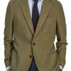 Men BXL Jacket | Men'S Solid Color Multi-Pocket Casual Jacket Olive Green