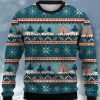 Men GYJ Ugly Sweater | Men'S Snowflake Retro Print Casual Crew Neck Sweatshirt Green