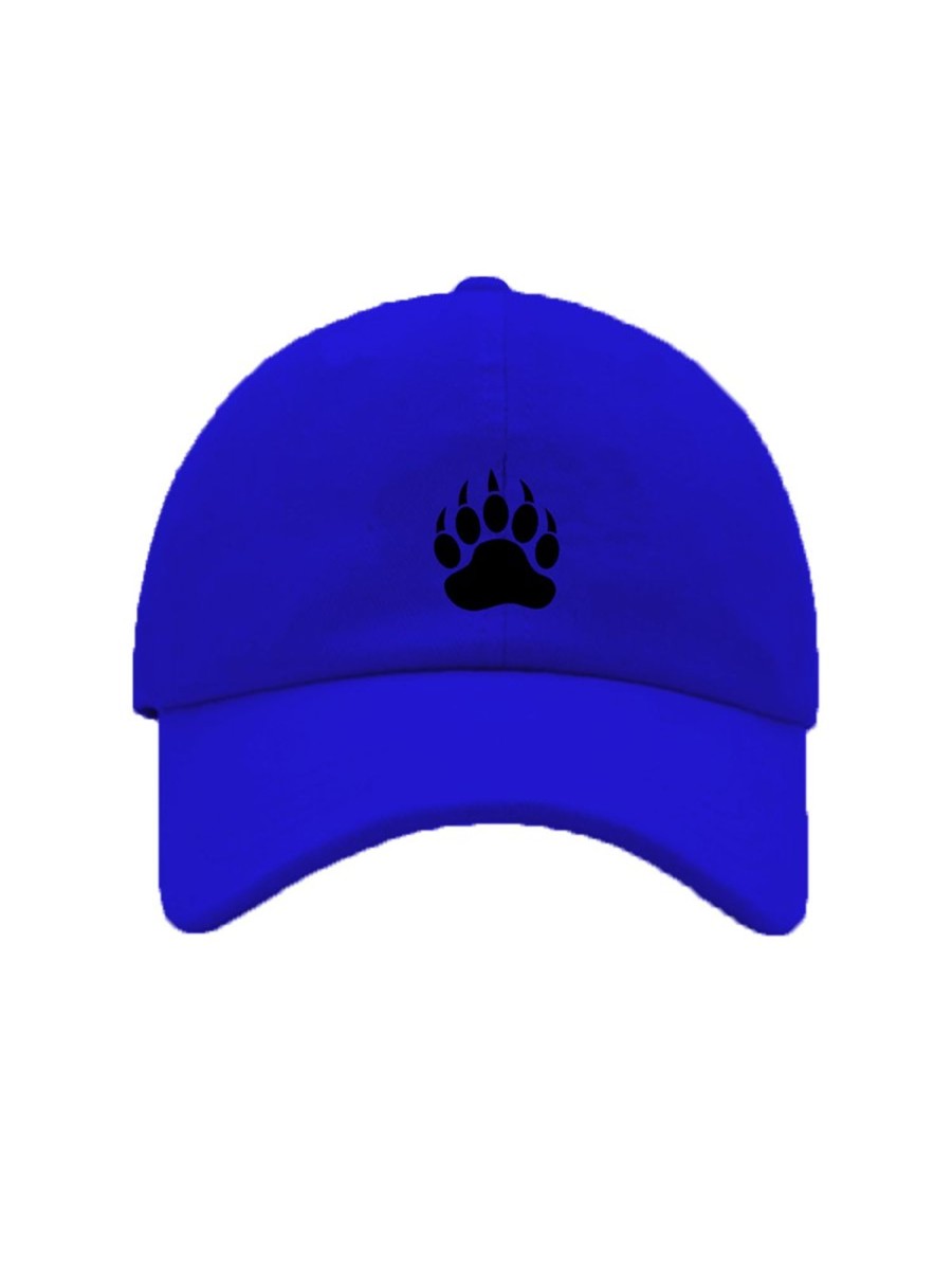 Accessories&Shoes GYJ | Versatile Classic Solid Color Paw Print Hat Blue