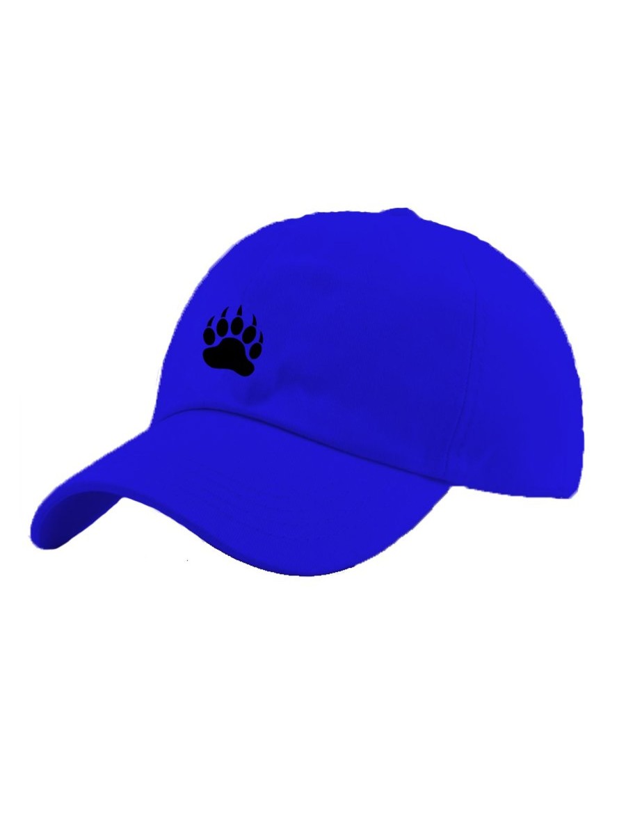 Accessories&Shoes GYJ | Versatile Classic Solid Color Paw Print Hat Blue