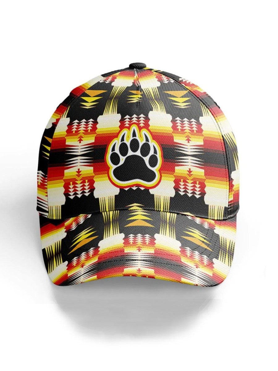 Accessories&Shoes DJ | Vintage Geometric Ethnic And Paw Print Cap Photo Color