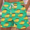 Men LJC Bottoms | Sunglasses Duck Print Hawaiian Track Shorts Photo Color