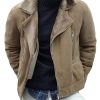 Men DJ Jacket | Lapel Plus Suede Multi-Pocket Casual Warm Jacket Khaki