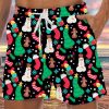 Men DJ Bottoms | Fun Christmas Cocks Printed Casual Shorts