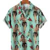 Men HLJ Shirts | Jerry'S Traditional Aloha Hula Girls Hawaiian Pattern Short Sleeve Shirt Light Green