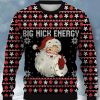 Men DJ Ugly Sweater | Santa Print Casual Crew Neck Sweatshirt Photo Color