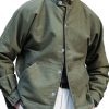 Men DJ Jacket | Vintage Stand-Collar Single-Breasted Double-Pocket Jacket Army Green