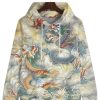 Men LJC T-Shirts | Spray Dragon Print Slouchy Sport Hoodie Photo Color