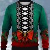 Men DJ Ugly Sweater | Christmas Apparel Print Casual Crew Neck Sweatshirt Photo Color